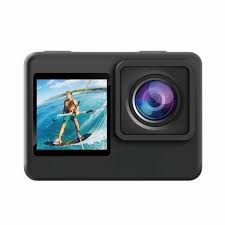 Porodo Waterproof 4K Action Camera White Support & TS(Black) - 29661