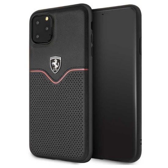 iPhone 11 Pro Ferrari SF Leather Victory(Black) - 21122
